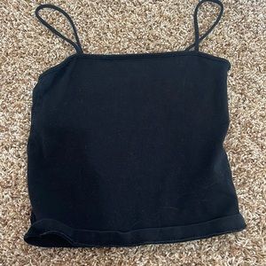 Wild fable black crop top
